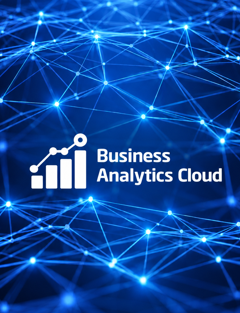 Sfondo tecnologico con logo Business Analytics Cloud.png