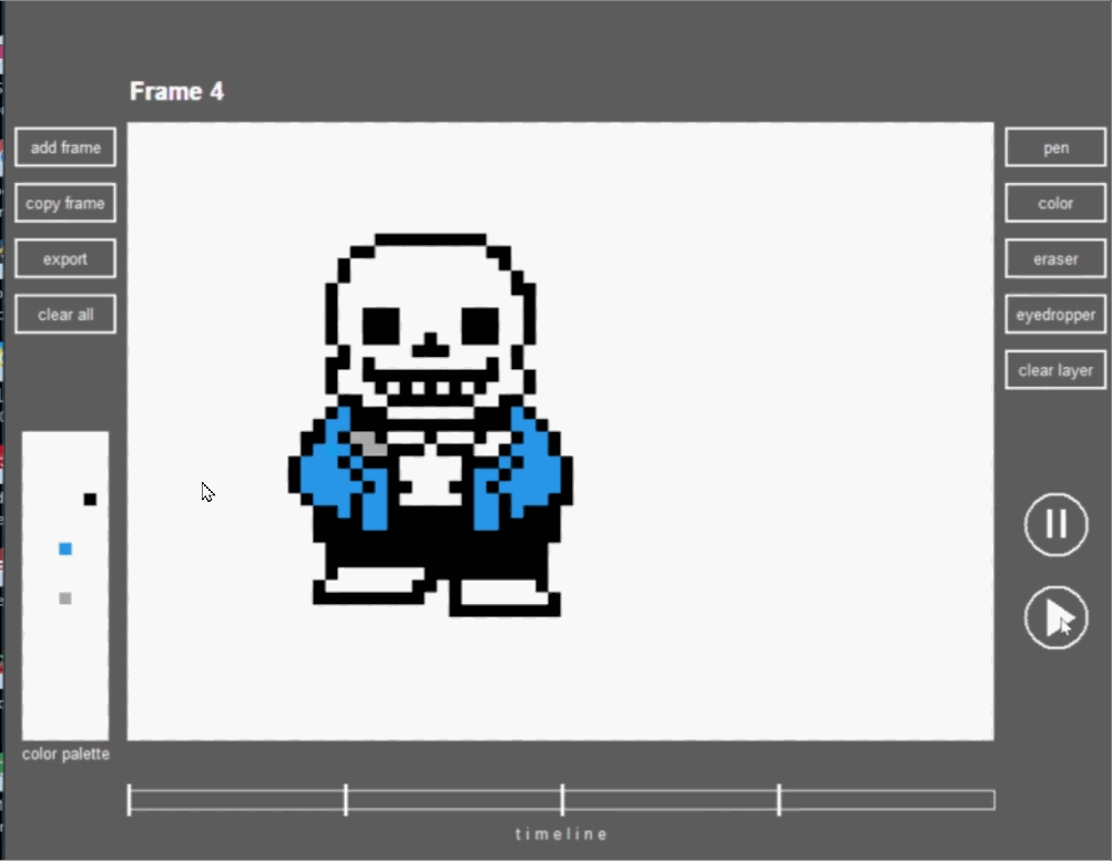 Pixel Animation Painter | 2019