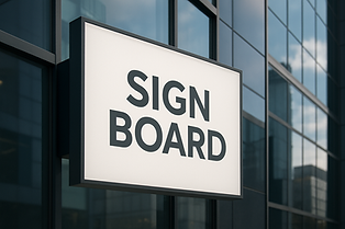Sign board
