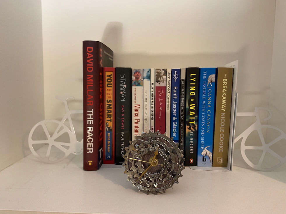 Thumbnail: Lilac Shimano Sprocket Clock