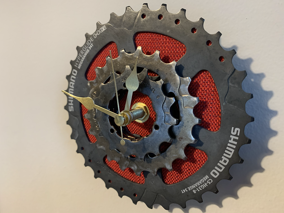 Thumbnail: Red Steampunk Sprocket Clock