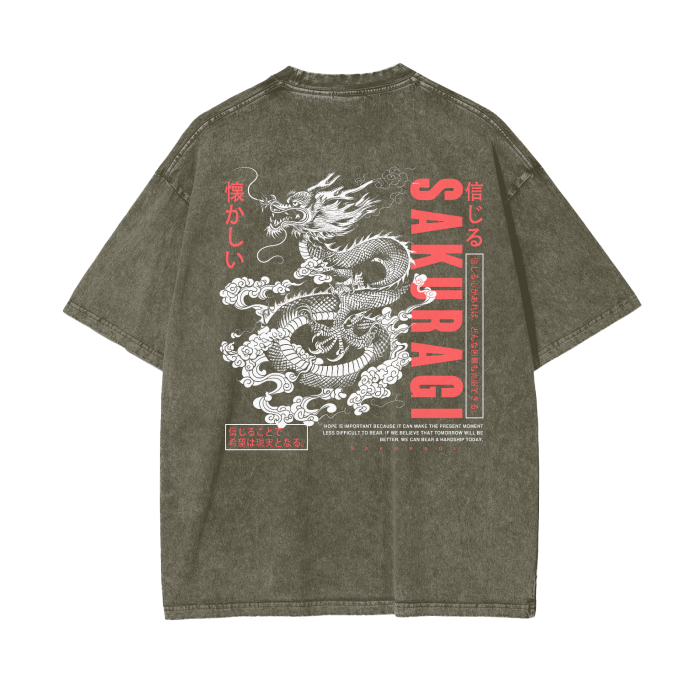 Thumbnail: "Dragon" Acid Wash T-Shirt