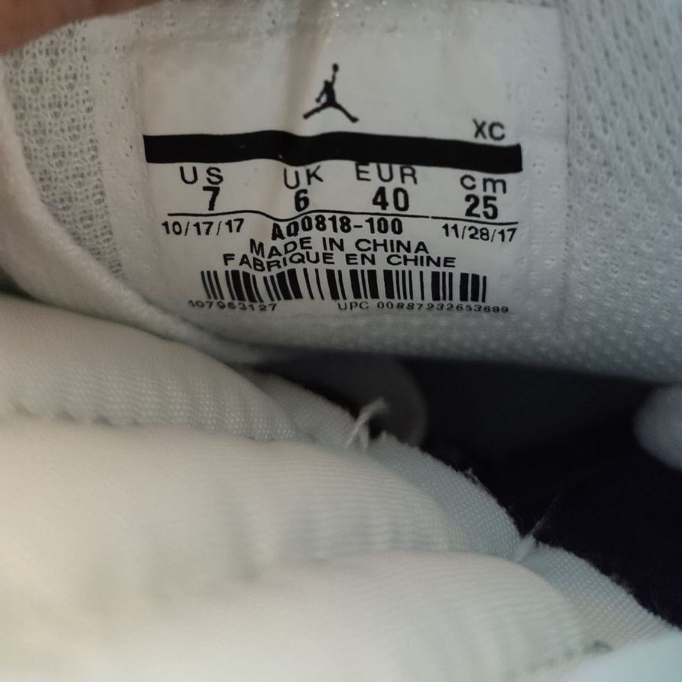 Küçük resim: Nike Off-White x Air Jordan 1 Sneaker Basketbol Ayakkabısı-40 