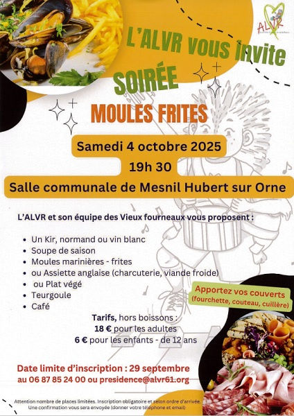 Soirée Moules Frites 