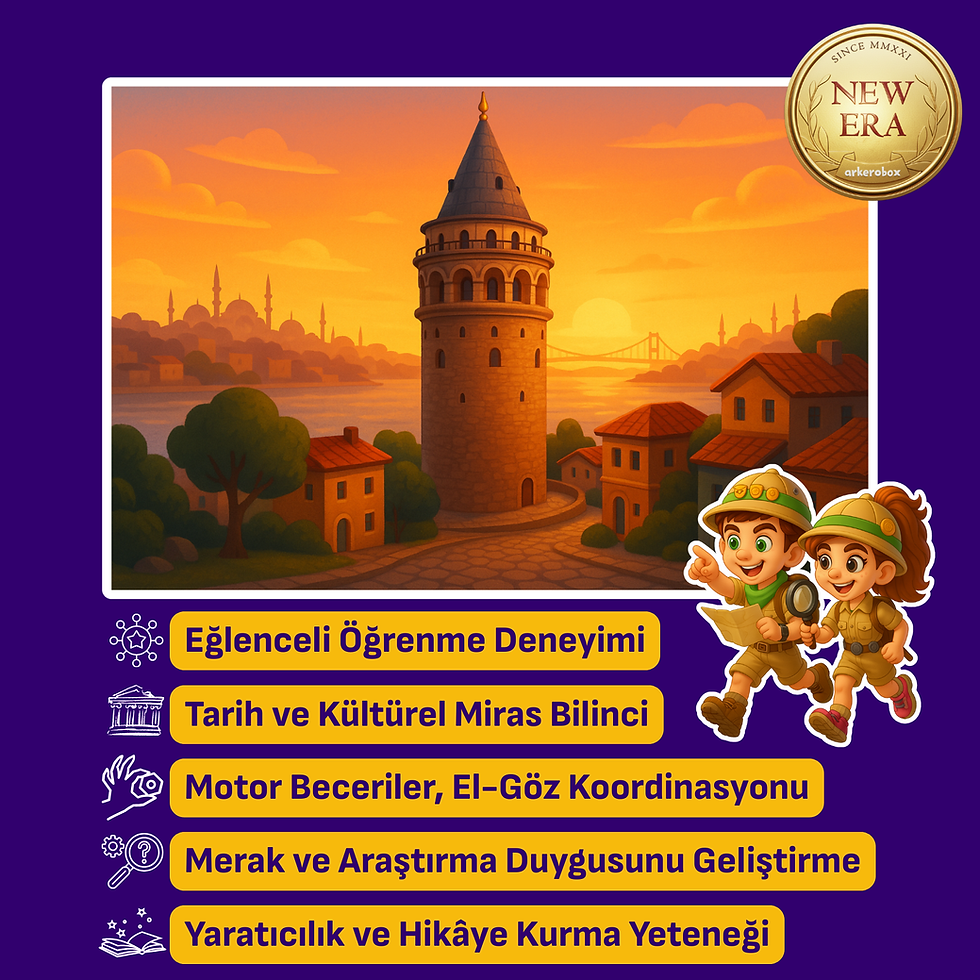 Küçük resim: Galata Kulesi (Galata Tower) New Era | Eğitici Kazı Seti | Arkerobox