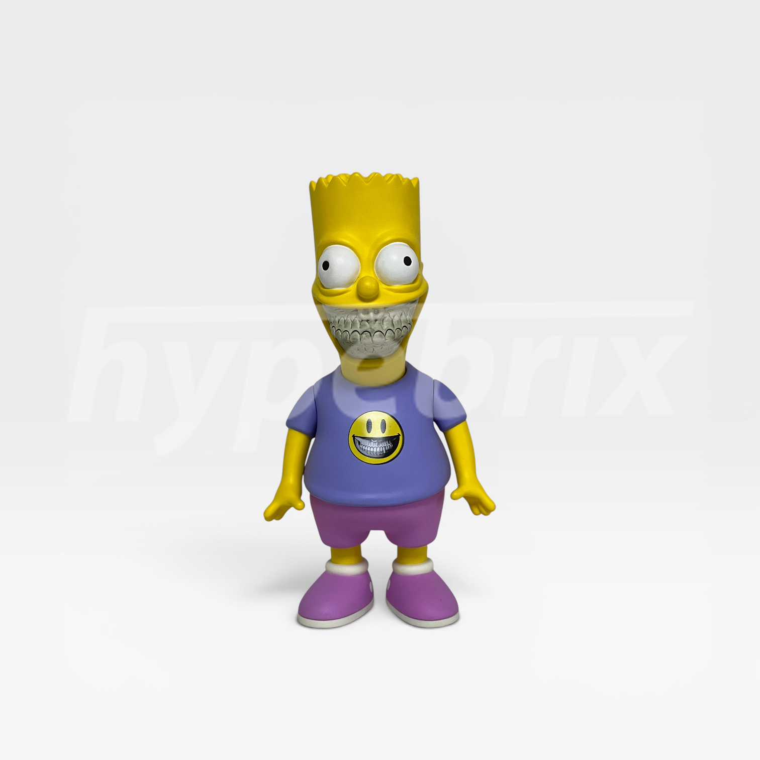 Ron English x Made By Monsters x The Simpsons - Bart Grin! (Smiley Purple Ed)