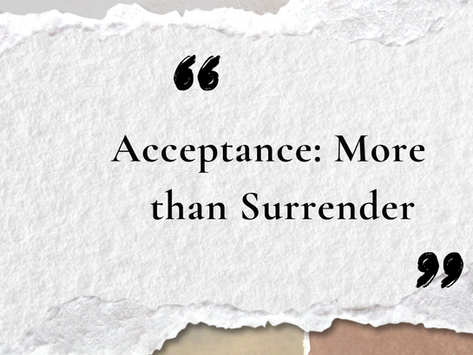 Acceptance therapy in ReselfMe Therapy