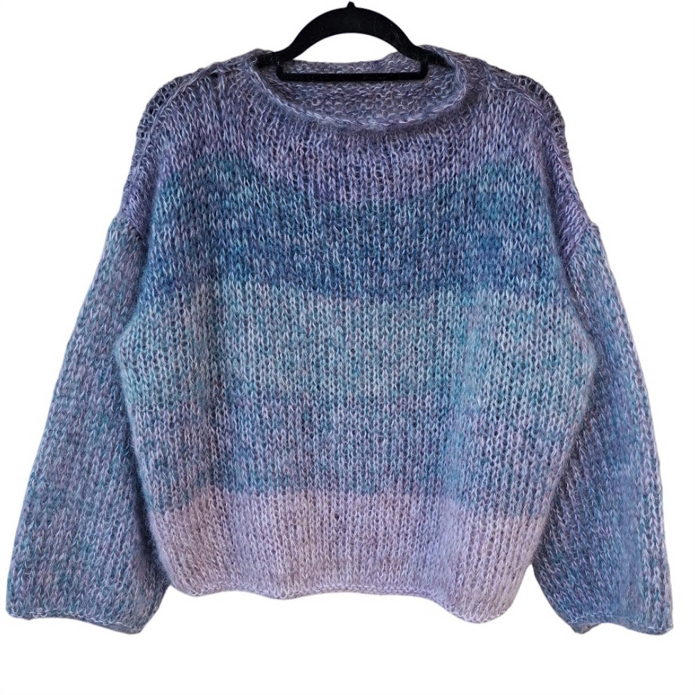 hand gebreide trui sospira in mohair met zijde - handknitria
