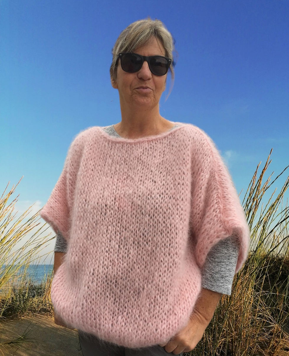Thumbnail: Knitting pattern mohair sweater WINGS