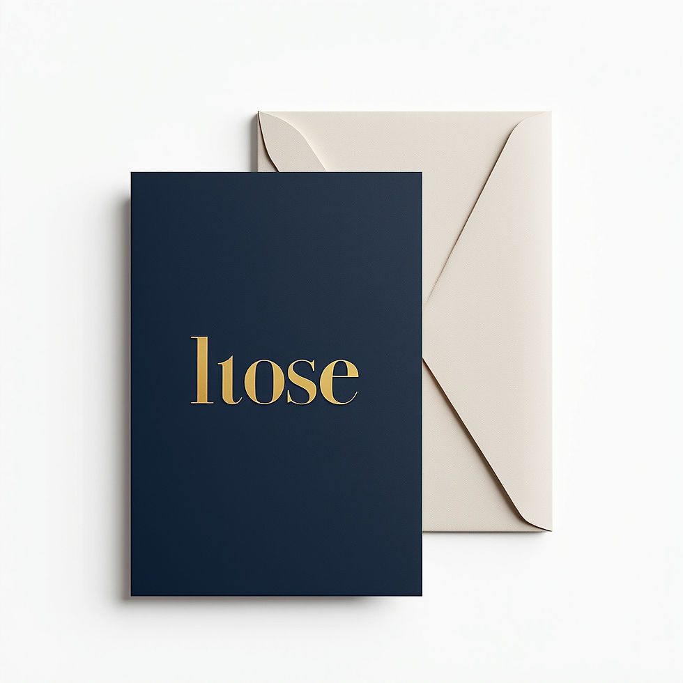 Modern Gold Foil Invitations