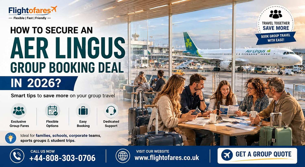 Secure an Aer Lingus Group Booking Deals