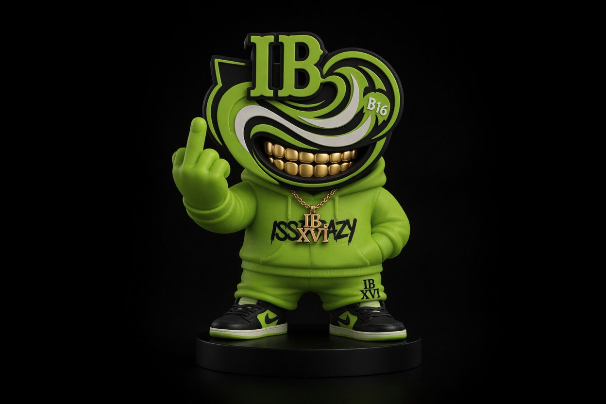 IssBrazy X DXVI Green Desk Ornament
