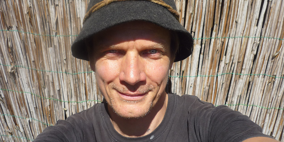 Markus Schultze mit dem Kulturfloß auf dem Hasenberg