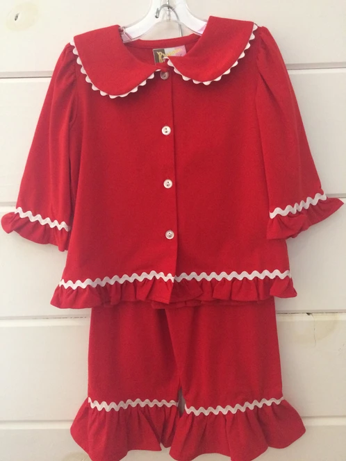 banana split monogram pajamas