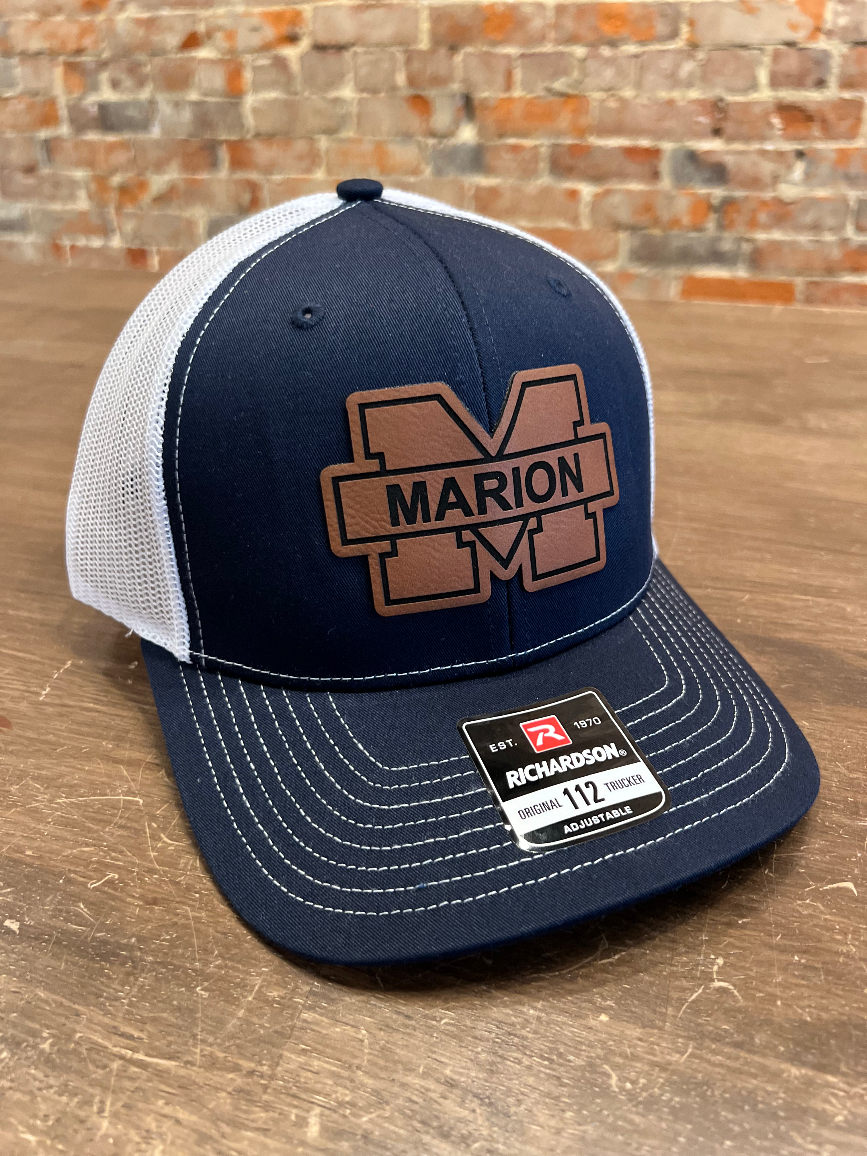 Marion Richardson Leather Patch Hat