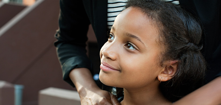 Niña sonriente