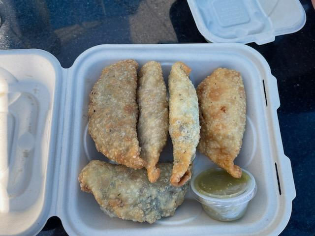 Crispy Speciality Empanadas from Nina's Cafe in Foster City