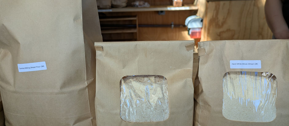 Freshly milled flour at Midwife and Baker in Mountain View