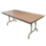 72" Folding Table with Gray Legs