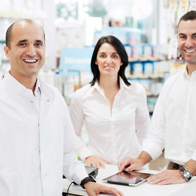 Three pharmacists