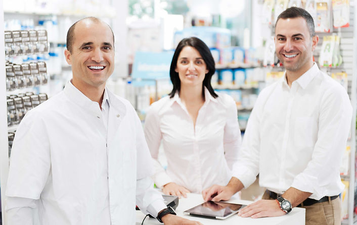 Three pharmacists