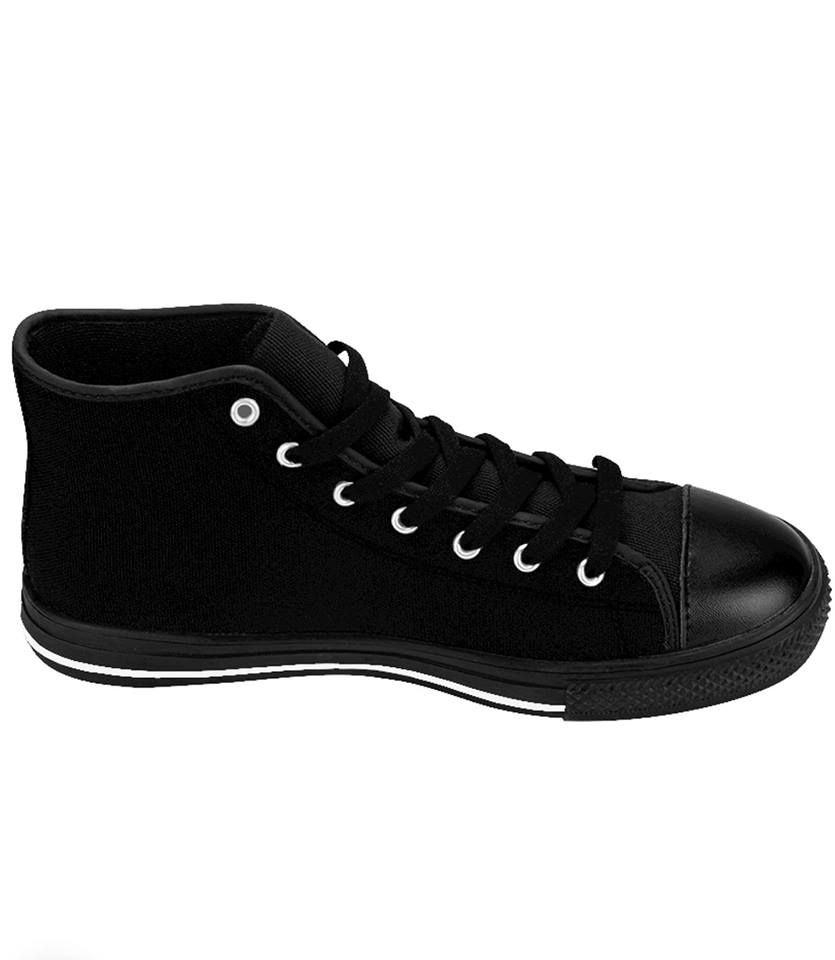 Thumbnail: Ink Pen Alabama Outline Black High Tops