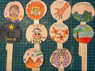 יצירה לפסח - מכות מצרים