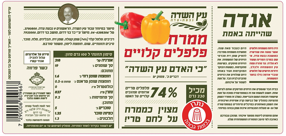 תמונה ממוזערת: ממרח פלפלים קלויים