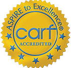 CARF Accredited Aspire to Excellence