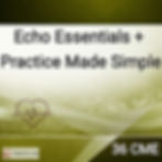 36 CME Echo Essentials + Echocardiography Practice Made Simple course image