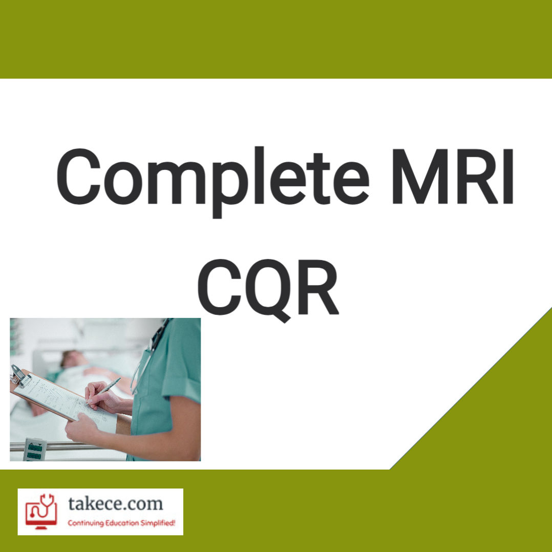 Complete MRI CQR CE Credits || New Offer