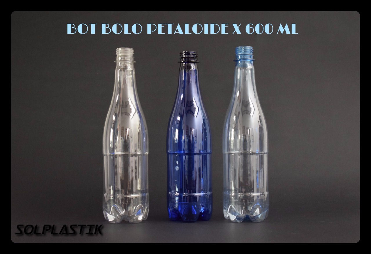 Botella Bolo Petaloide x 600ML