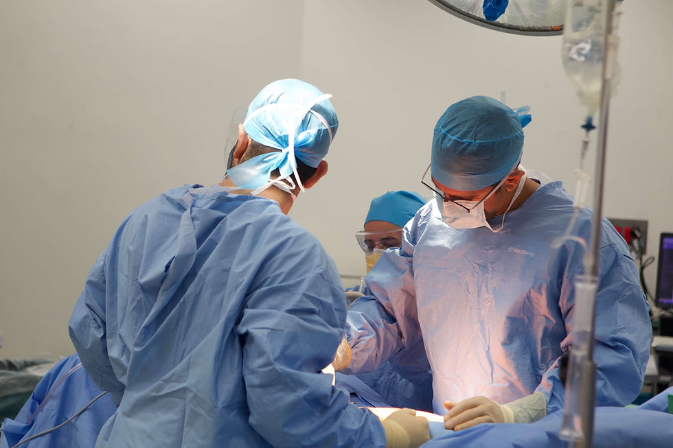 Surgeon Sofronis Loizides Operating