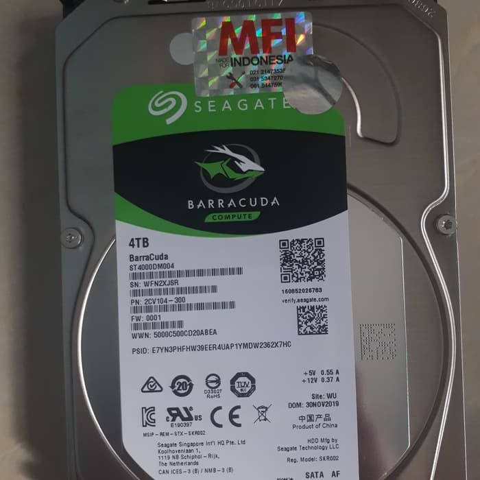 Hardisk PC Seagate 4Tb Original