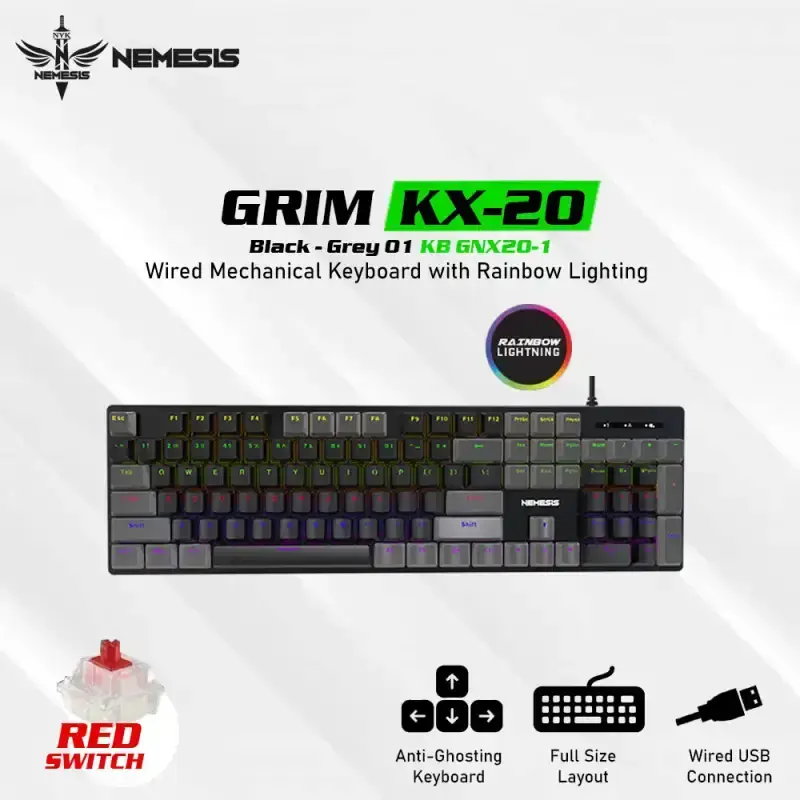 Thumbnail: Keyboard Mekanik NYK NEMESIS KX20