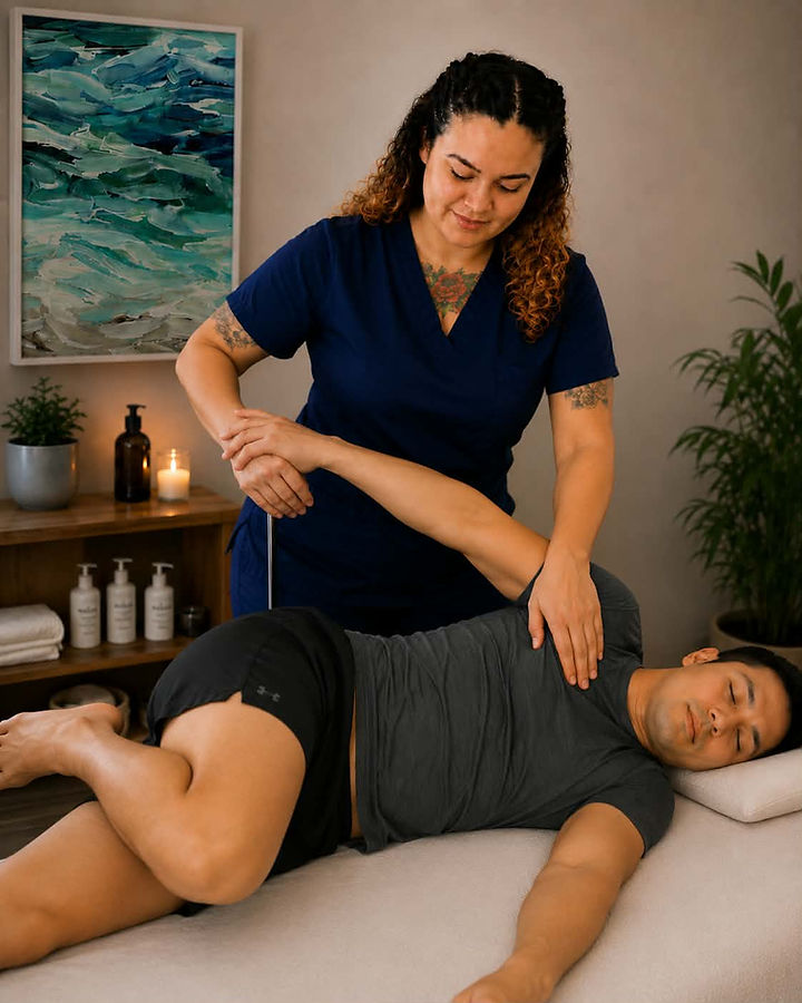 Reflexology session at Wellness Rituals, Orlando FL