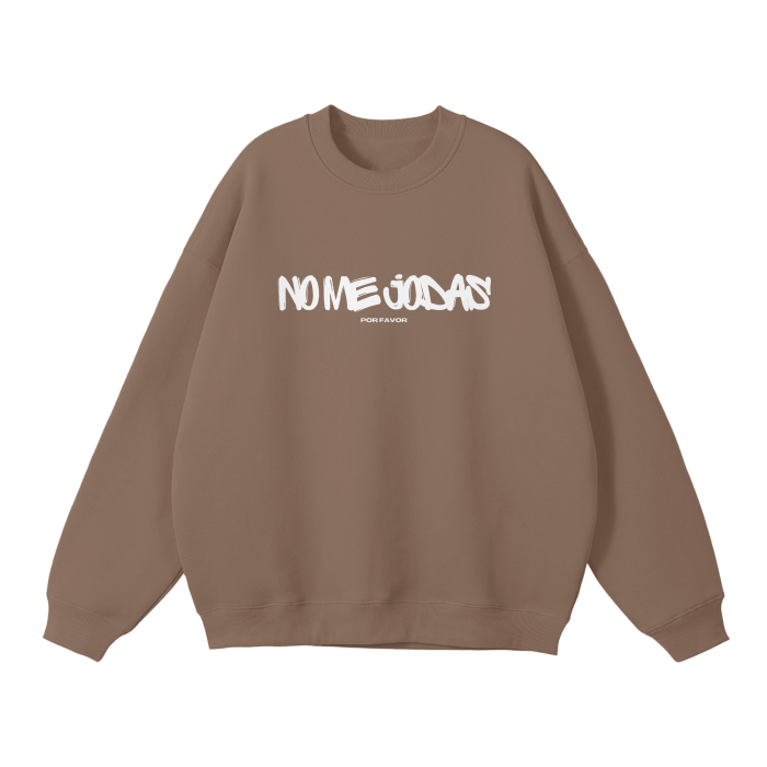 Thumbnail: “NO ME JODAS” Fleece Pullover (white font)
