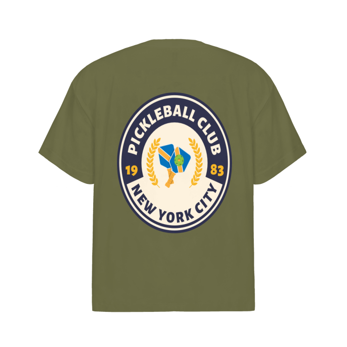 Thumbnail: “PICKLEBALL CLUB” Cotton Oversized T-Shirt