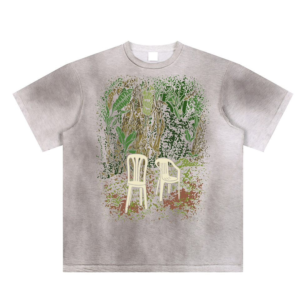 DTMF DOS - Sun Fade Hand-Painted T-Shirt