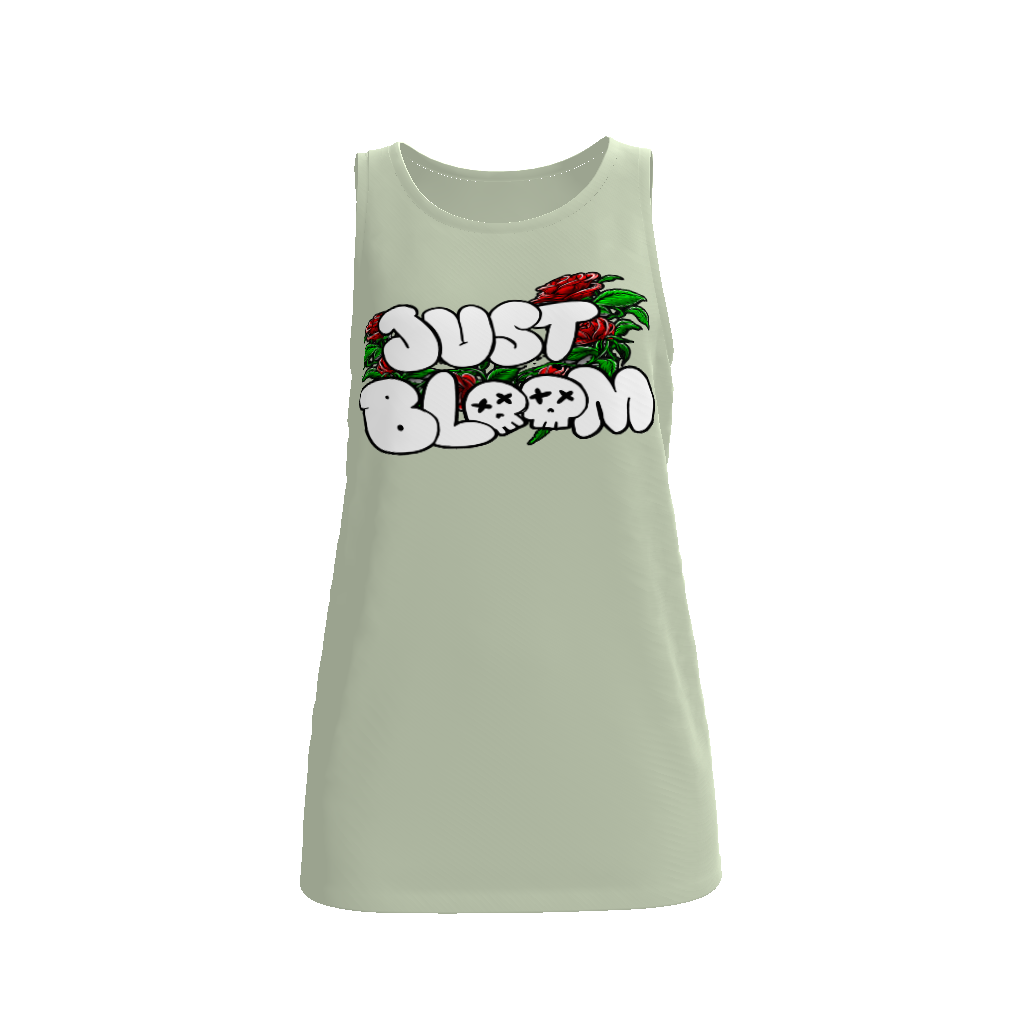 “JUST BLOOM” Muscle Tank Top