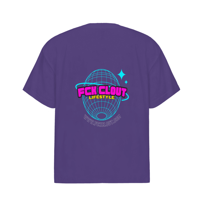 Thumbnail: “COSMIC CLOUT” Cotton Oversized T-Shirt (black)