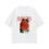Thumbnail: “FLOWERS” 4-Cotton Loose Basic Tee