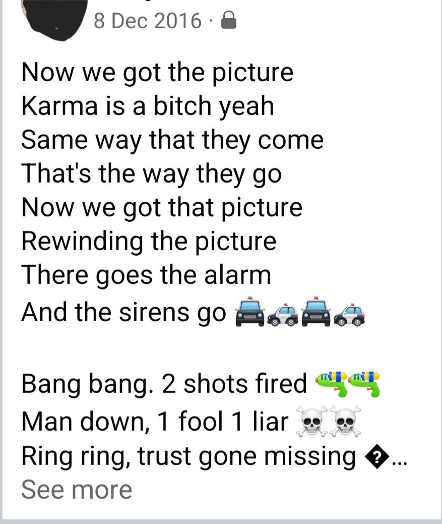 Lyrics from 'Alarm'