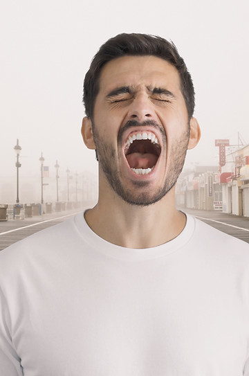 Man Shouting