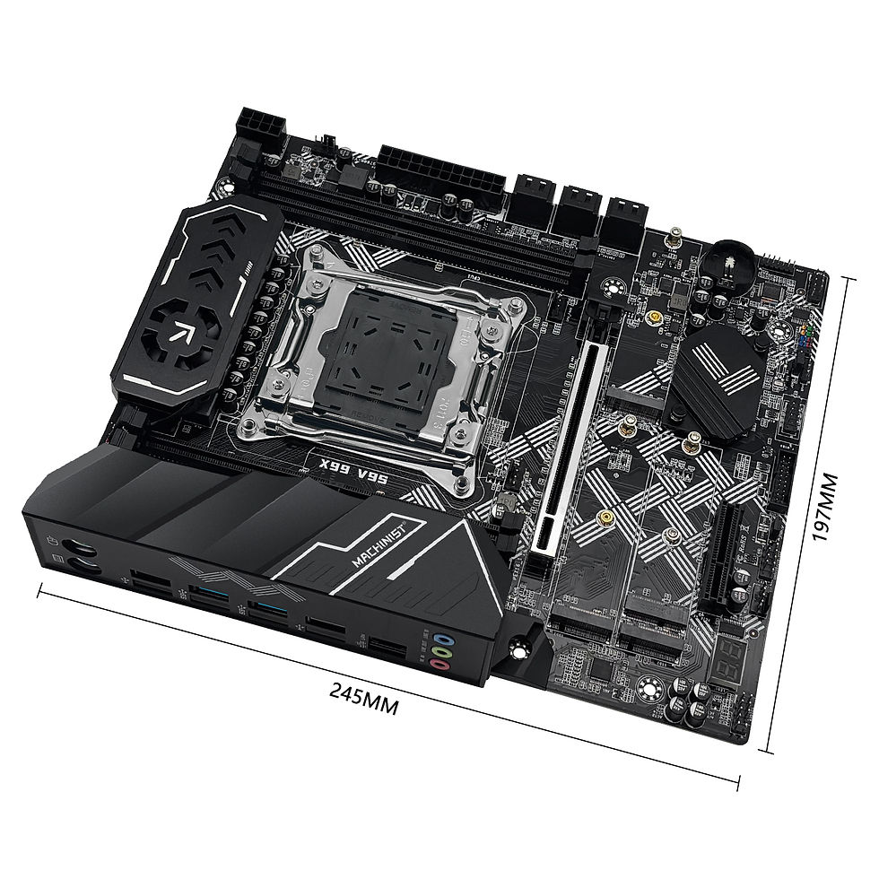 Thumbnail: MACHINIST X99 V9S Motherboard Support TPM2.0 LGA 2011-3 Xeon E5 cpu DDR4 RAM C61