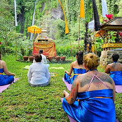 Purification ceremony in Bali