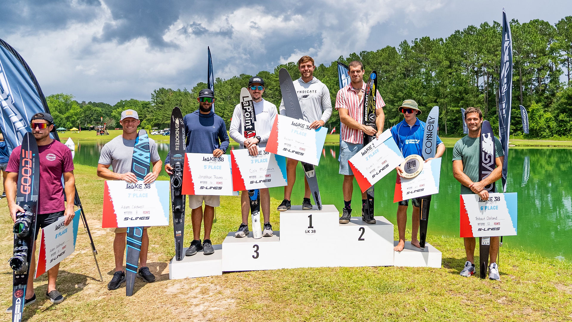 Lake 38 Men's Podium