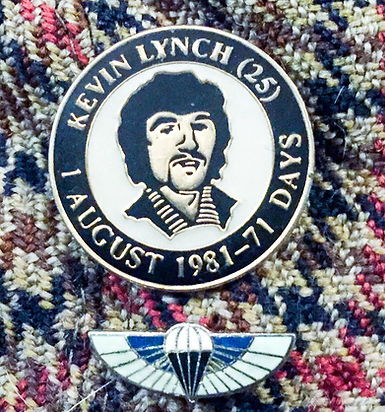 Kevin Lynch INLA with Special Air Service wings in respect