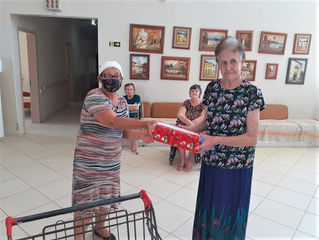 Entrega dos presentes de Natal