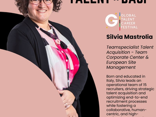 Ehrt mich und ich bin dankbar, Teil von BASF zu sein und unter den Top 10 Global Talents anerkannt zu werden. 🌍